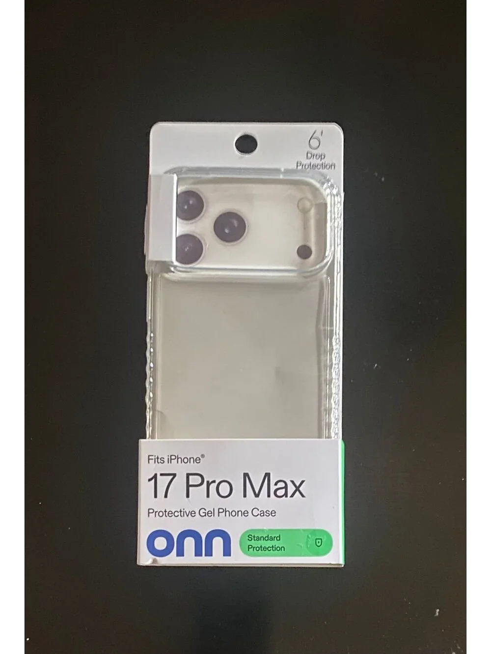 Onn Case for iPhone 17 Pro Max Clear